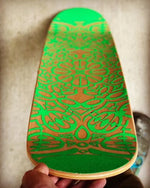 Green Mandala Skatedeck